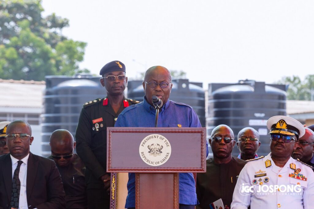 President unveils Joseph Siaw Agyepong Young Soldiers Block for the 37 Military Hospital at 2.34.14 PM Jospong Group
